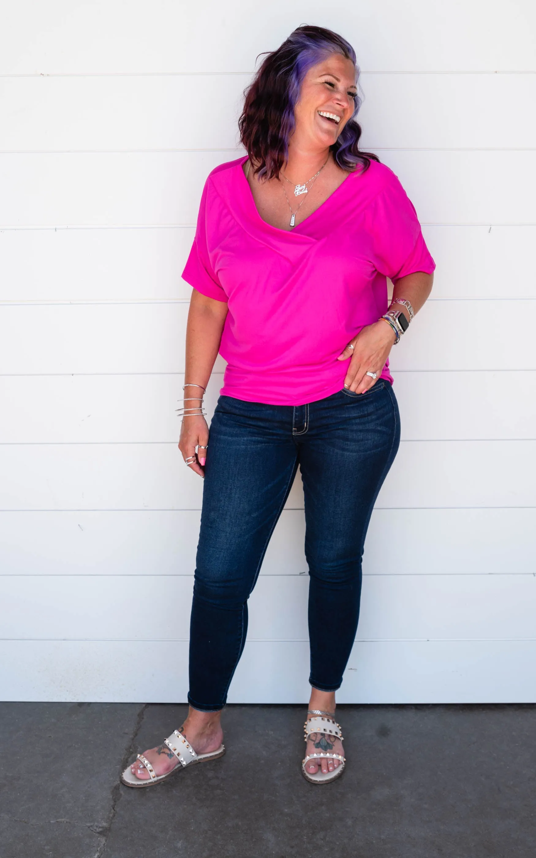 V-Neck Top - Final Sale*