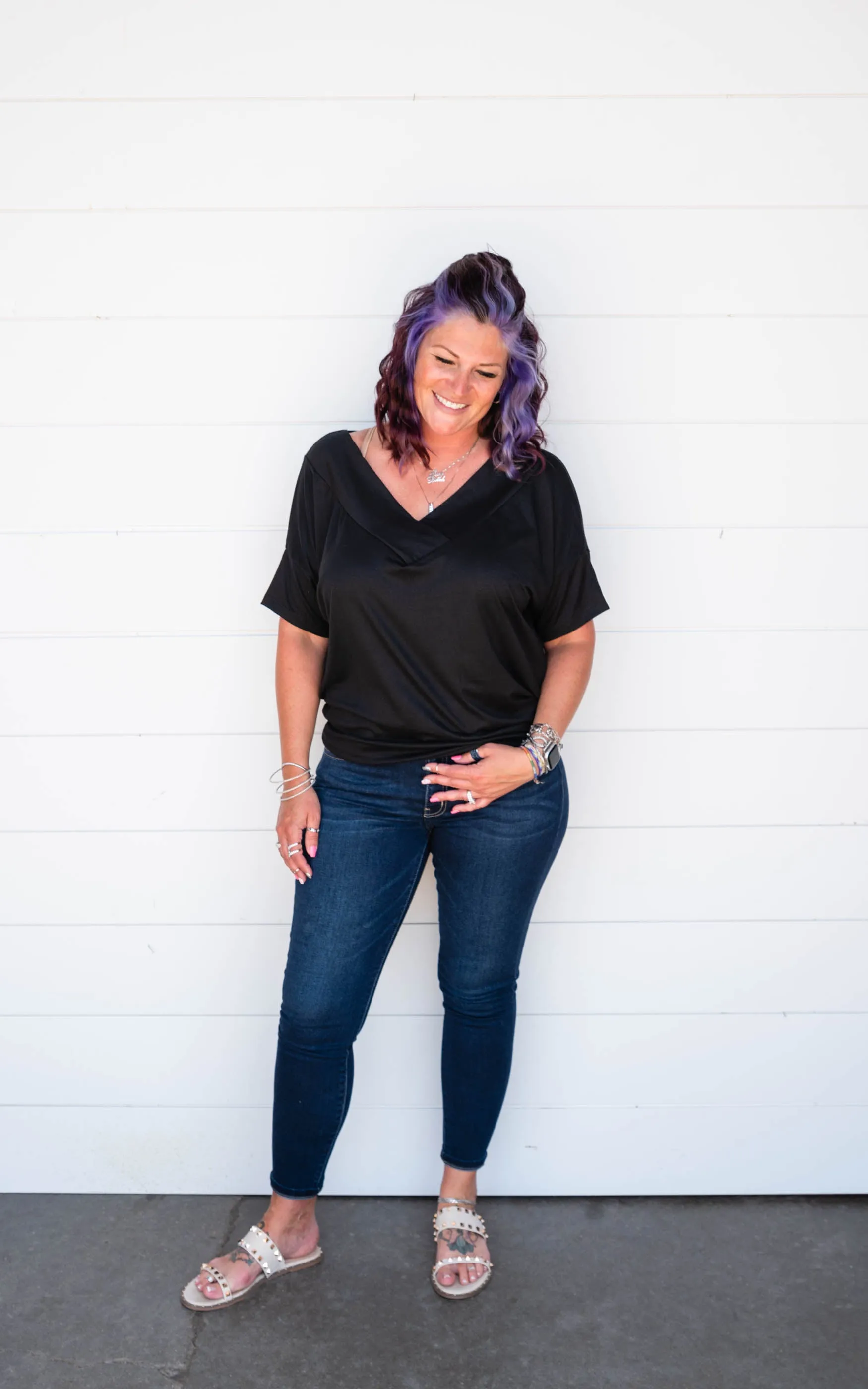 V-Neck Top - Final Sale*