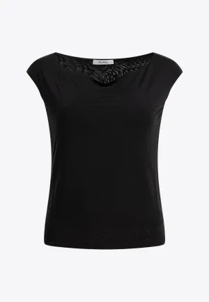 Valzer Silk V-neck Top