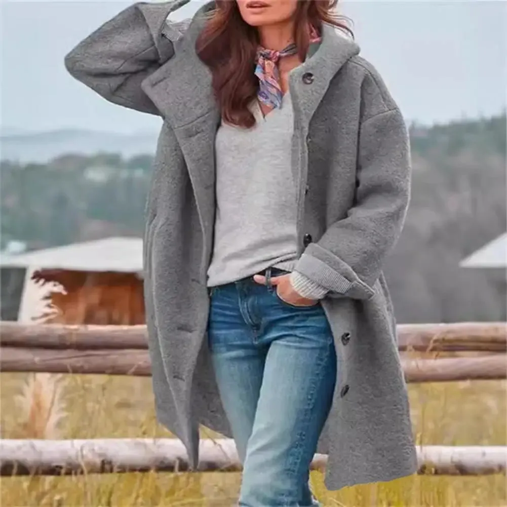 Velvée™ - Cozy Hooded Overcoat