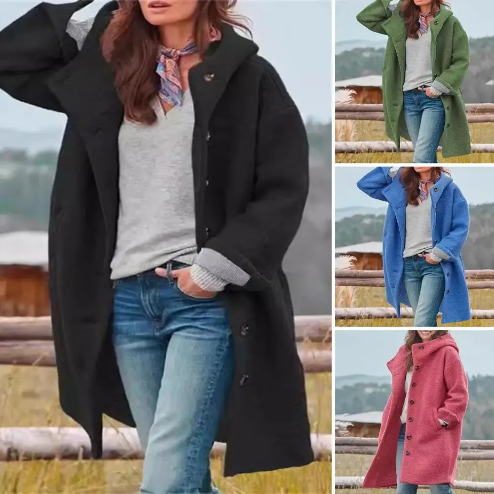 Velvée™ - Cozy Hooded Overcoat