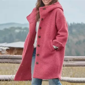 Velvée™ - Cozy Hooded Overcoat
