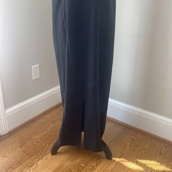 Vintage Larkspur Dress Company maxi dress black lagenlook sleeveless tencel soft