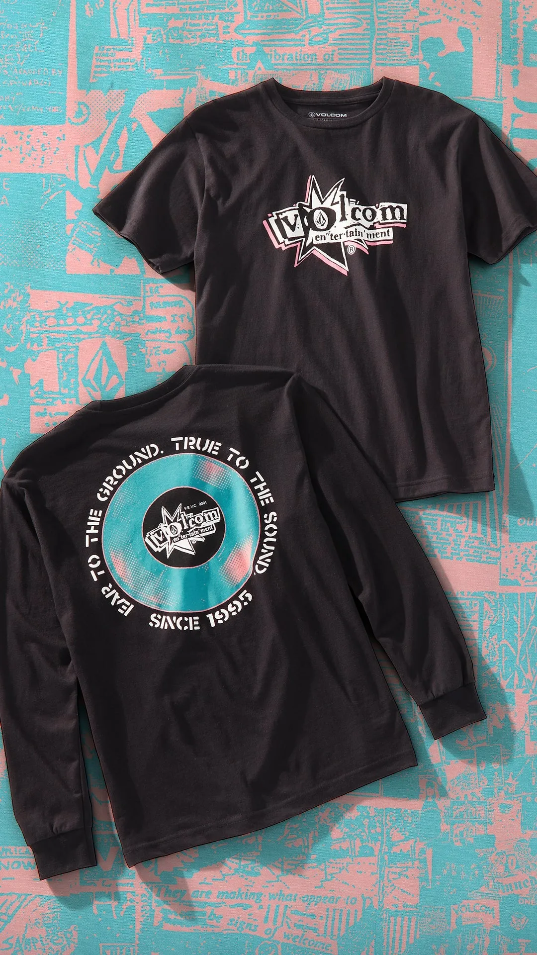 Volcom Ent T-shirt - BLACK - (KIDS)