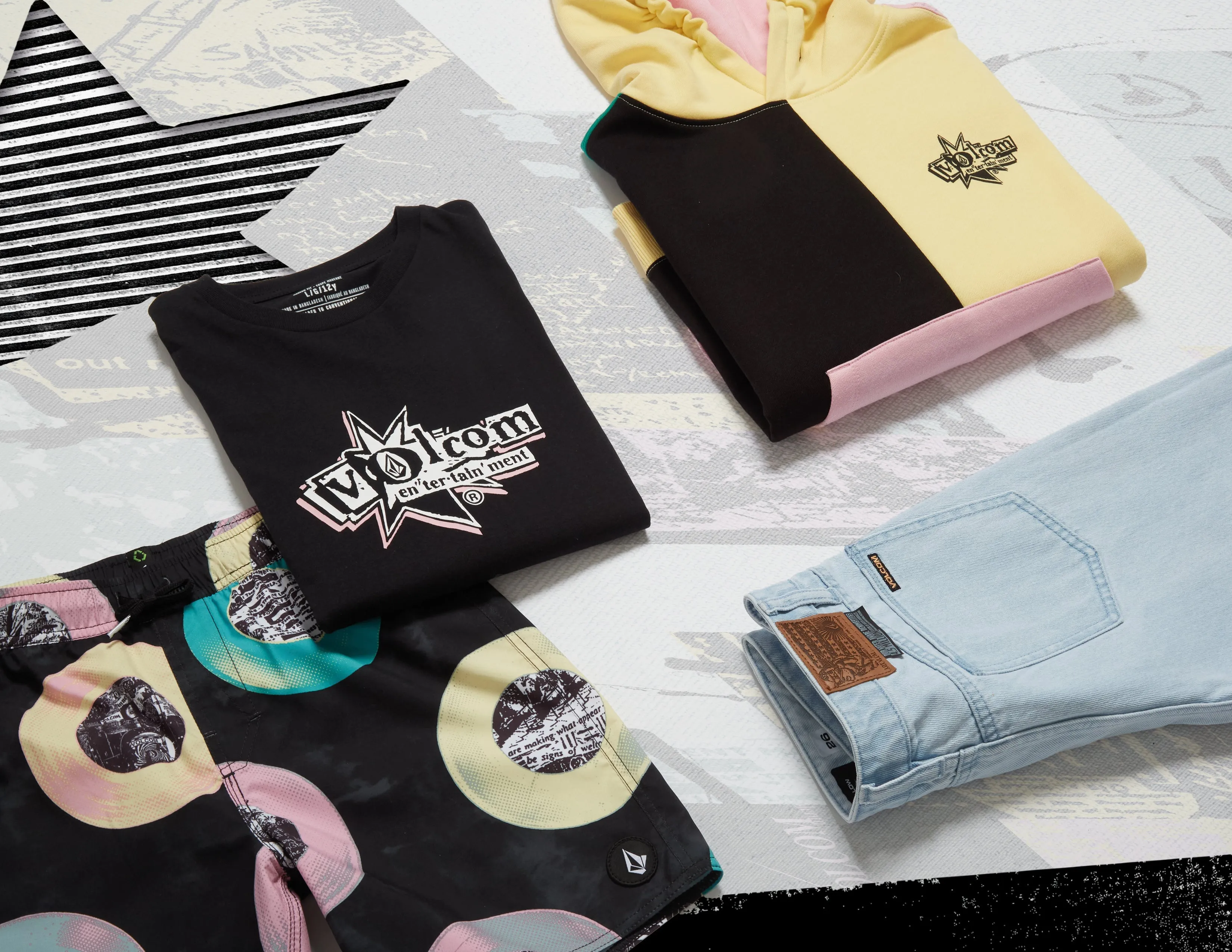 Volcom Ent T-shirt - BLACK - (KIDS)