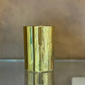 Votive Gilded Gold Candle Frasier Fir