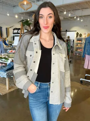 Waffle Knit Jacket