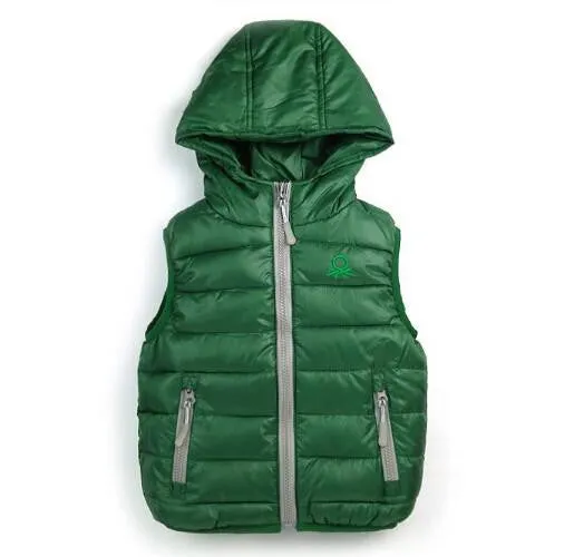 Warm Children vests waistcoats girls/boy Outerwear&Coats vest Brand candy color Kids jackets baby Outerwear&Coats