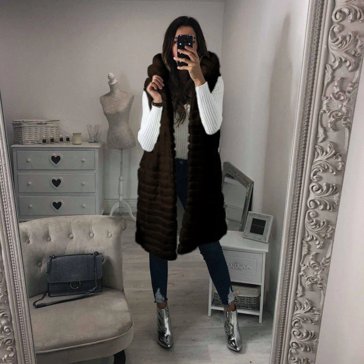 Warm Hooded Coat