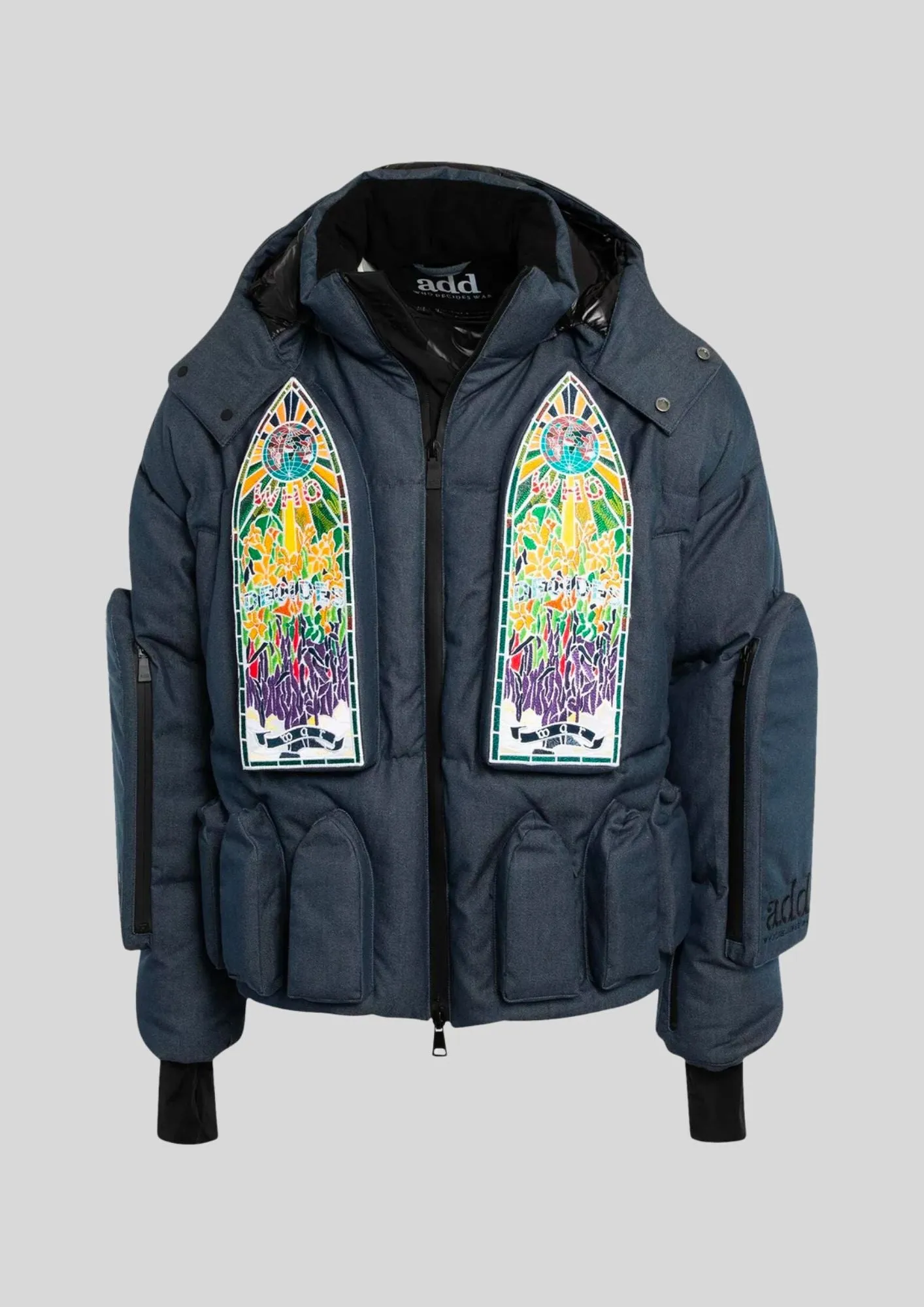 WDWxADD Down Bomber With Detachable Hood