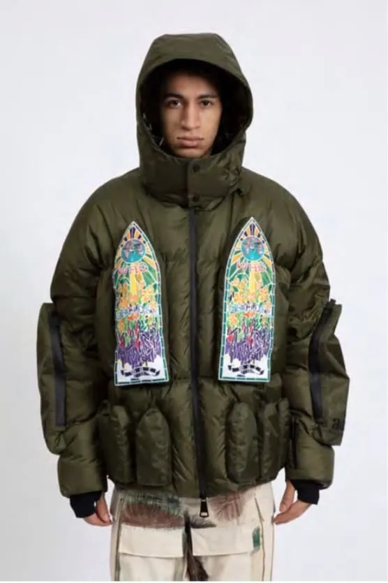 WDWxADD Down Bomber With Detachable Hood