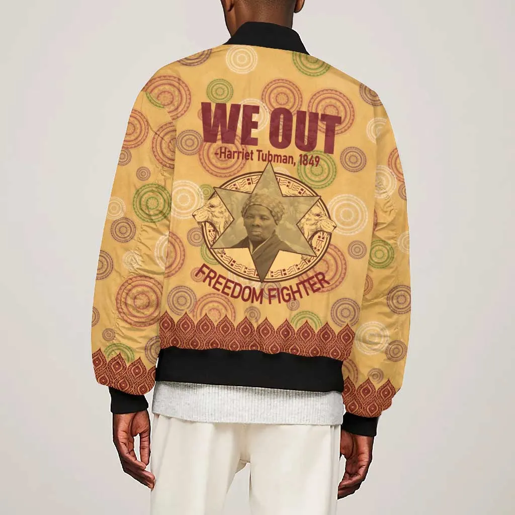 We Out 1849 African-American Bomber Jacket Harriet Tubman DT02