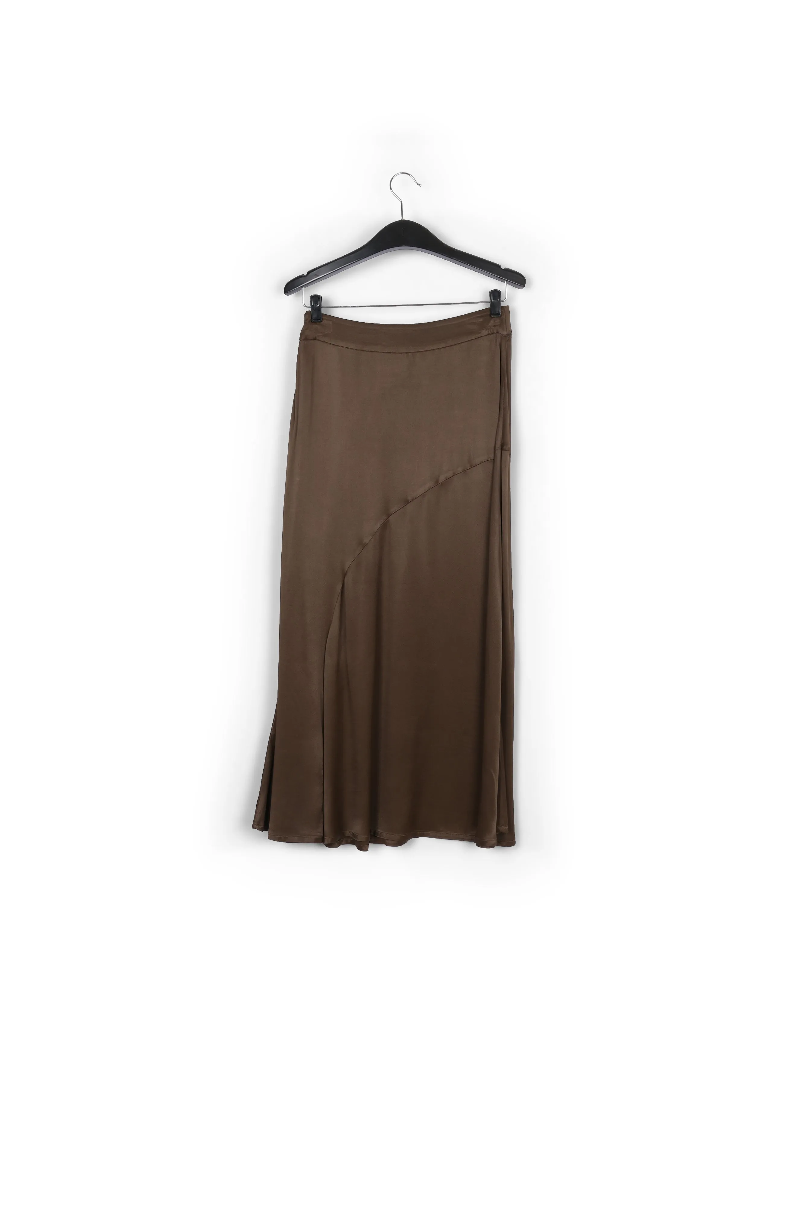 Wide midi skirt
