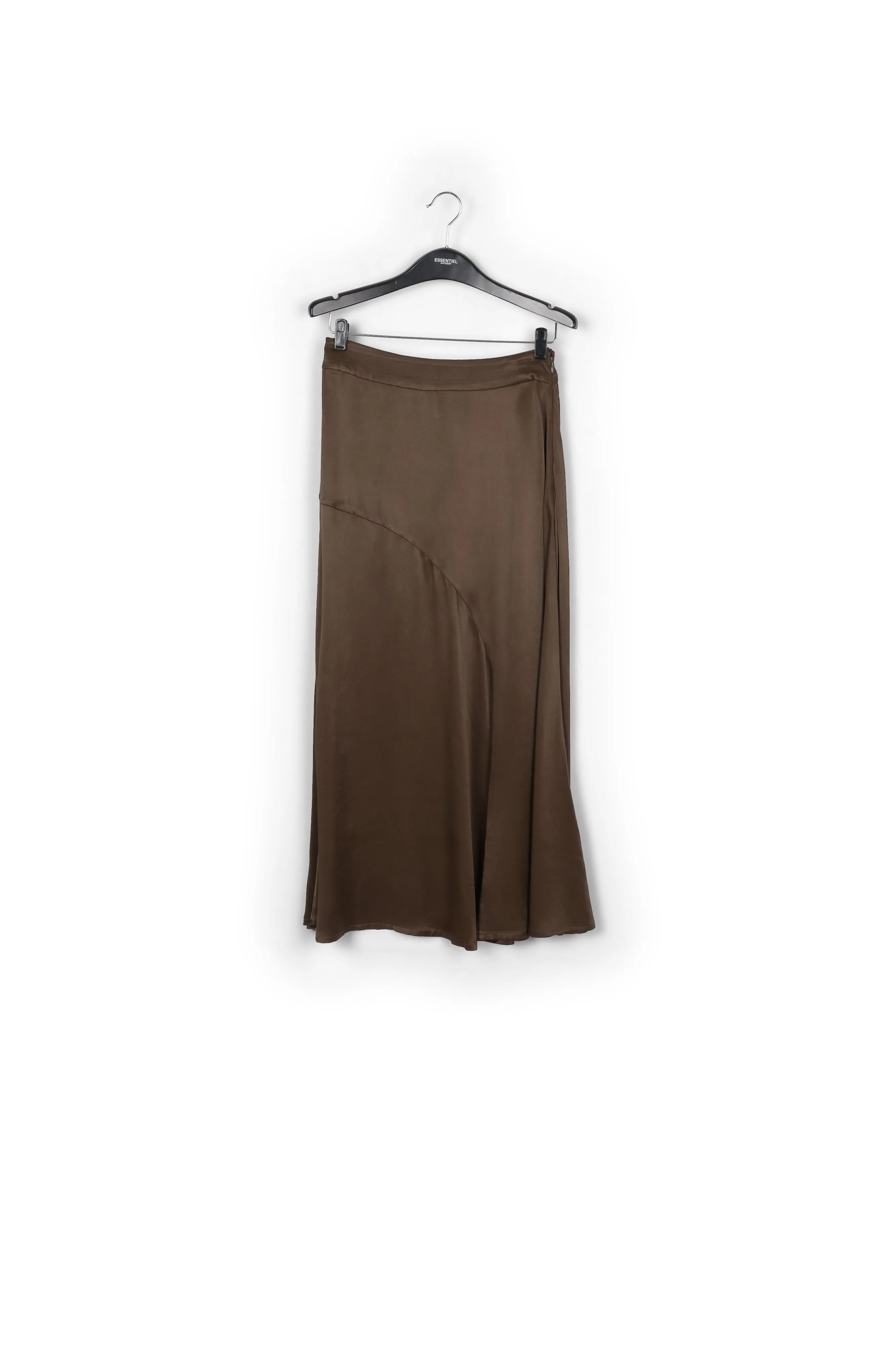 Wide midi skirt