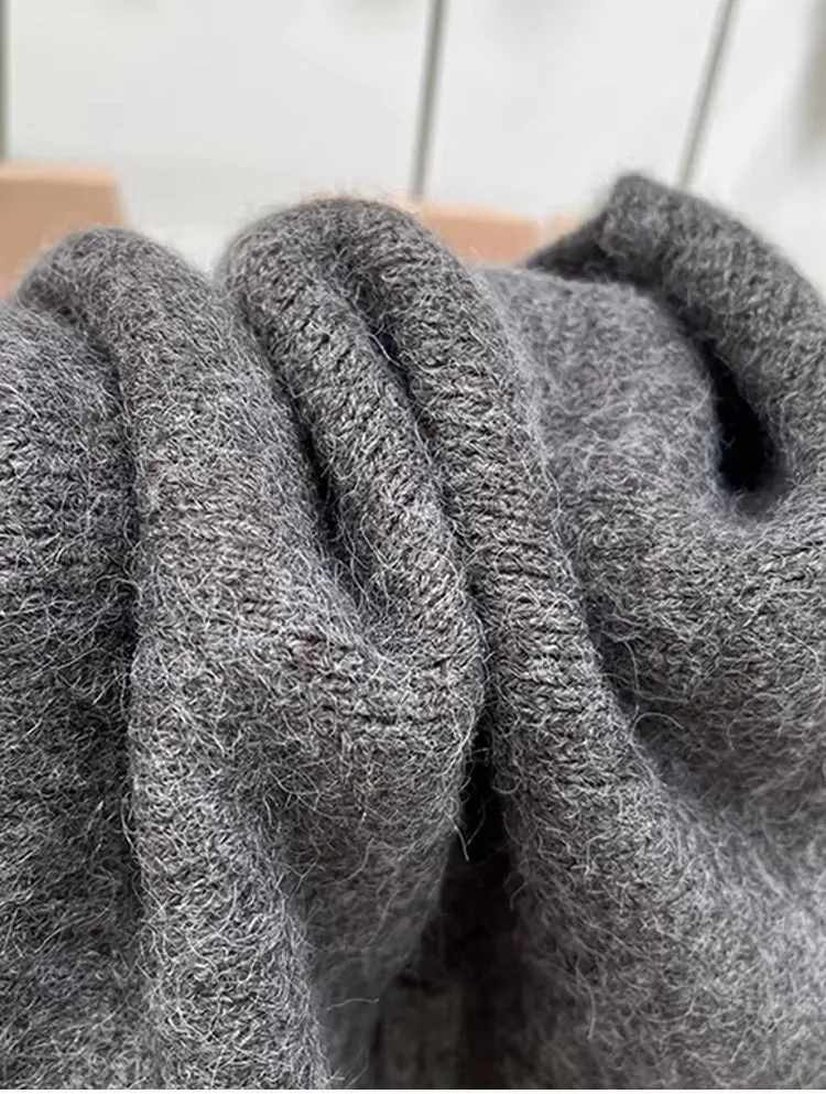 Winter Round Neck Vest Sweater Tops
