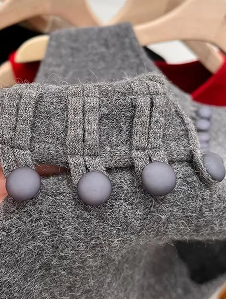 Winter Round Neck Vest Sweater Tops