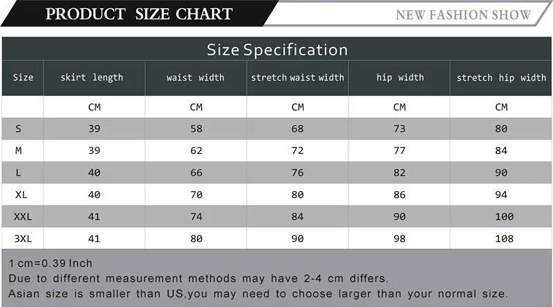 Women Skirt High Waist Pencil Skirts Elastic Slim Office Black Skirt Two styles