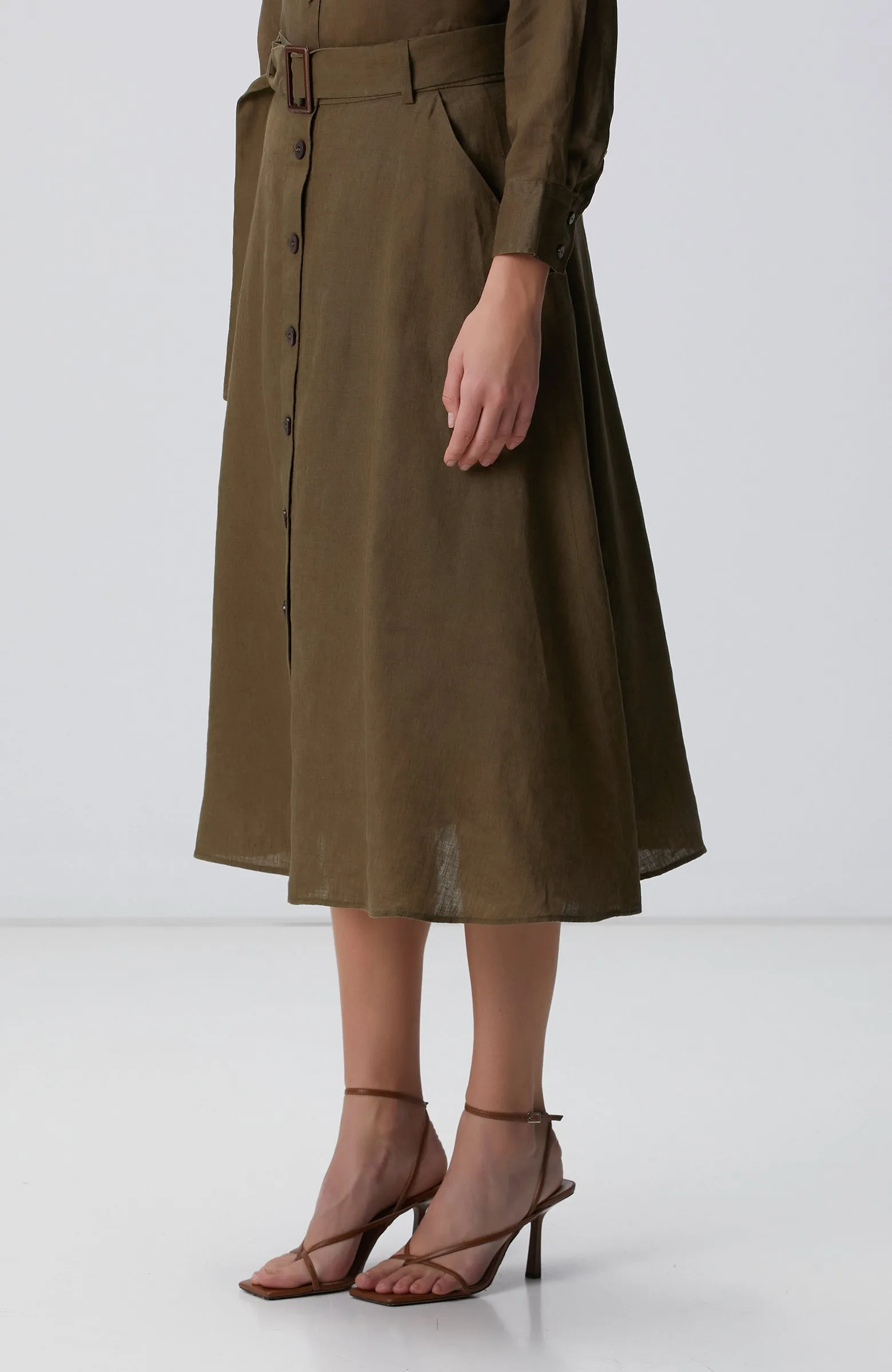 WOMEN'S Linen Skirt