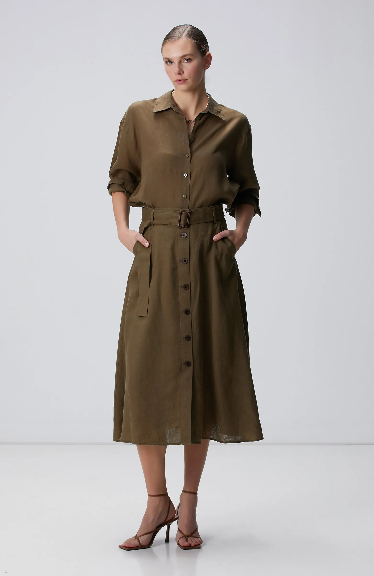 WOMEN'S Linen Skirt