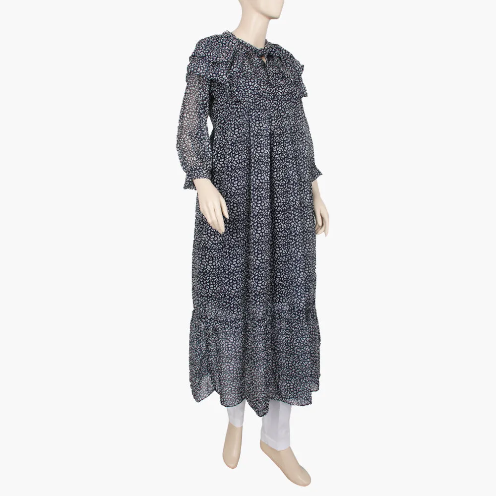 Women's Long Maxi - Navy Blue