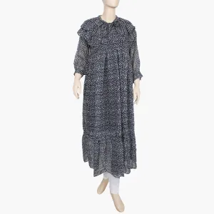 Women's Long Maxi - Navy Blue