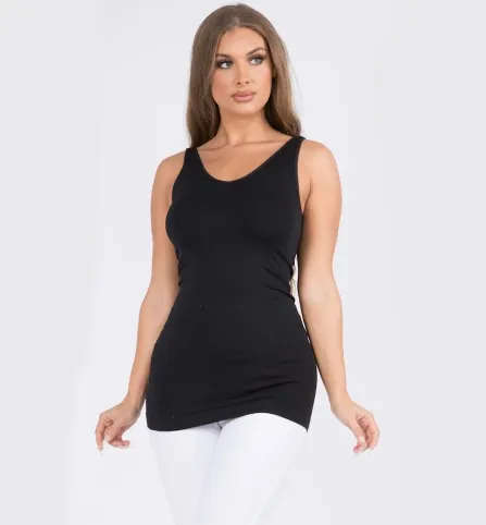 Women's Seamless Reversible V-Neck Tank Top