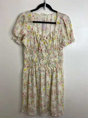 Womens Size Med Misses White promesa Dress