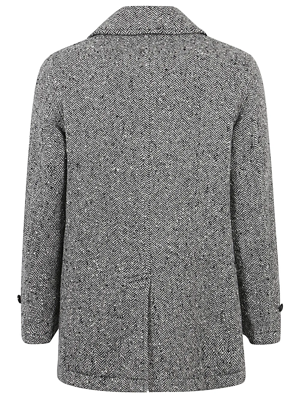 Wool double-breasted coat