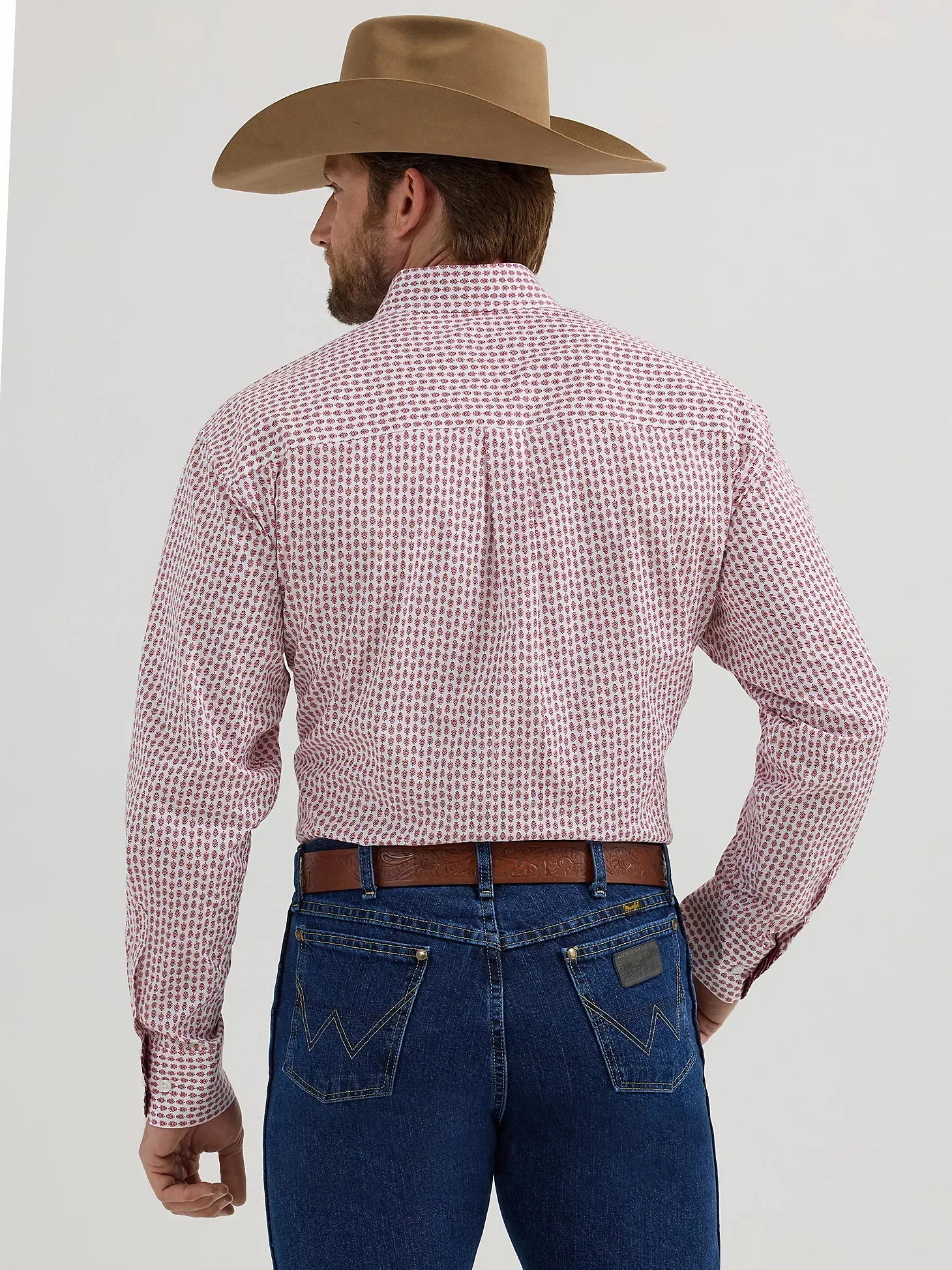 Wrangler George Strait Long Sleeve Scarlet Tree 112356600