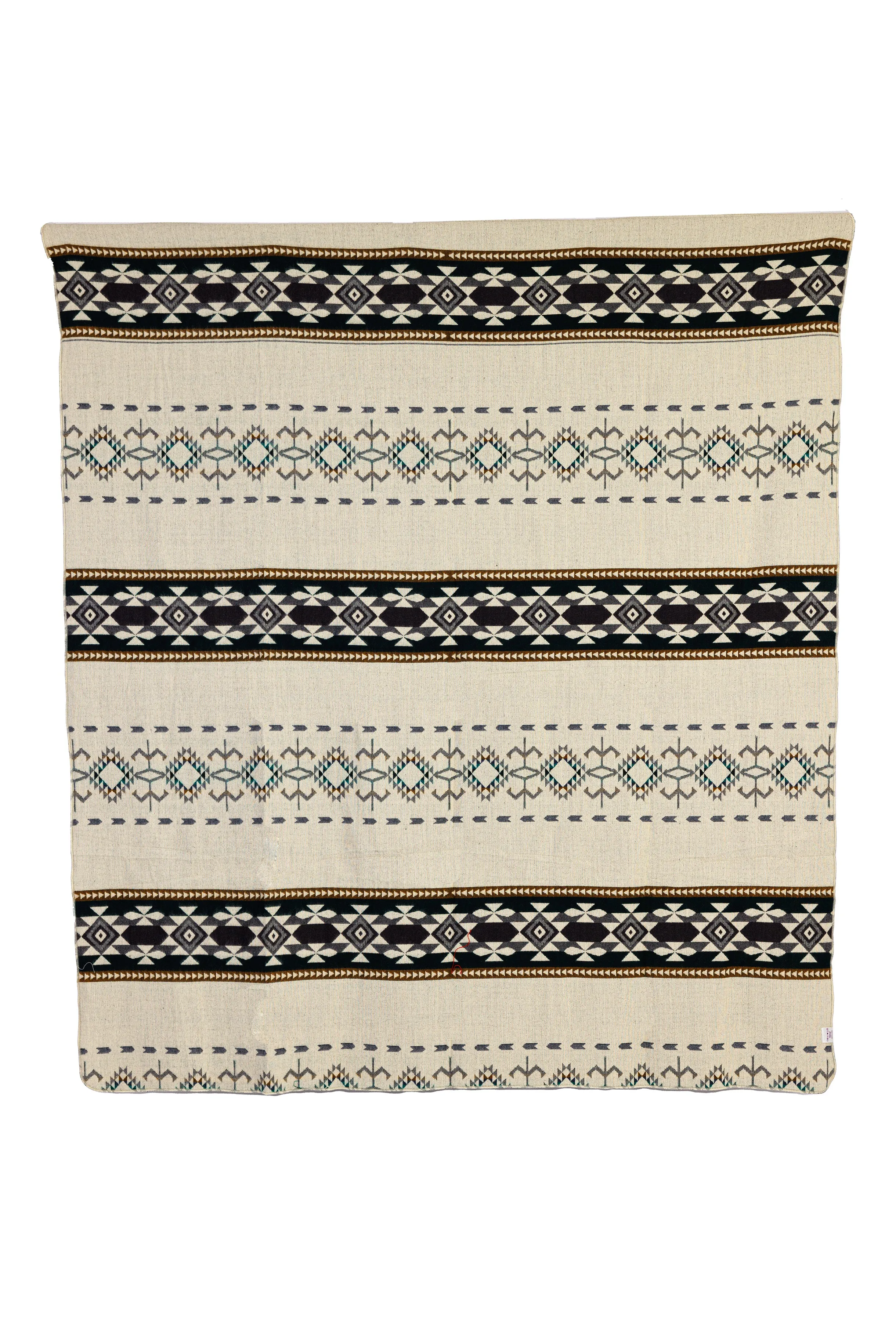 Yachana Collection - Geometric Green Gray and Cream