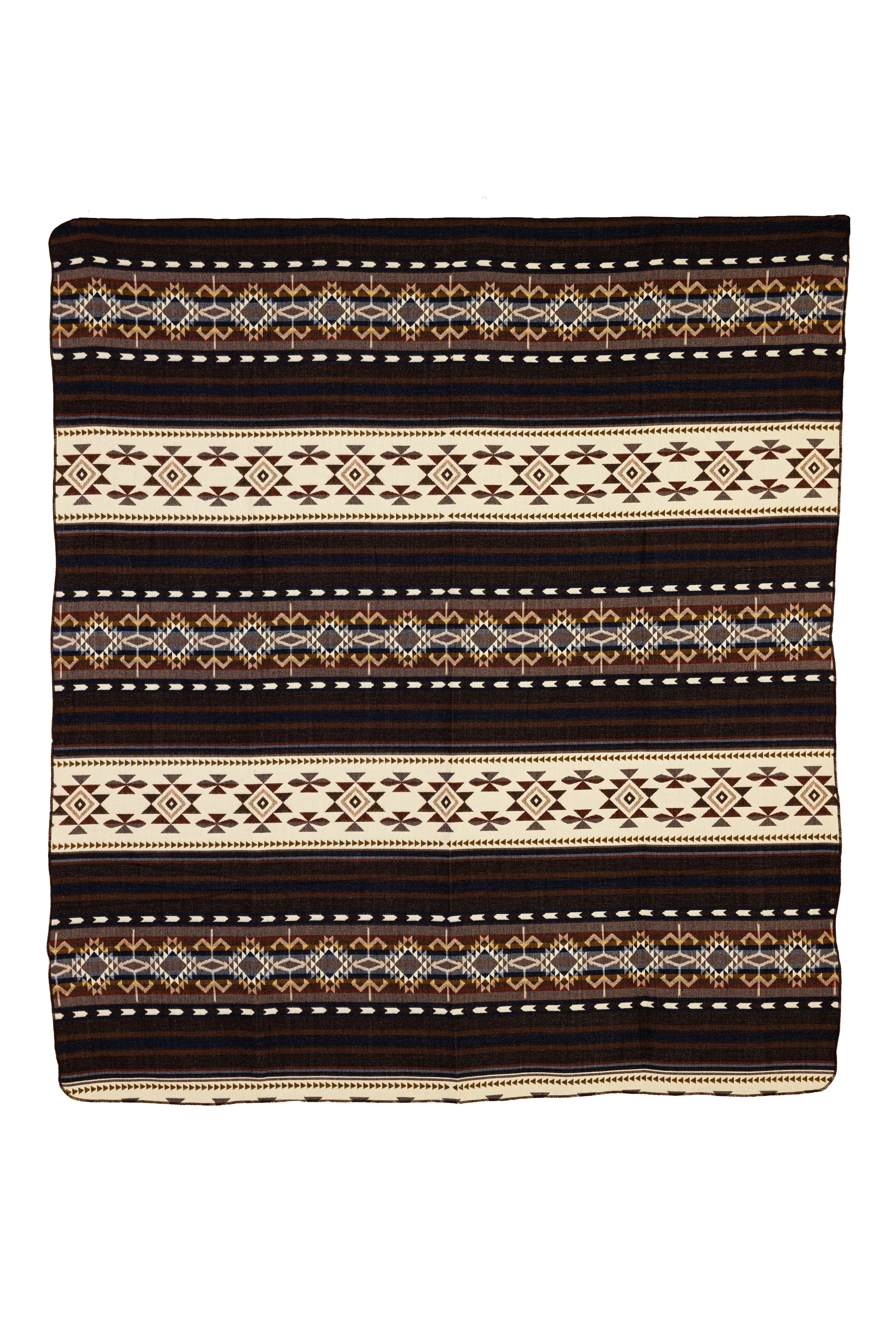 Yachana Collection - Geometric Red Brown and Cream