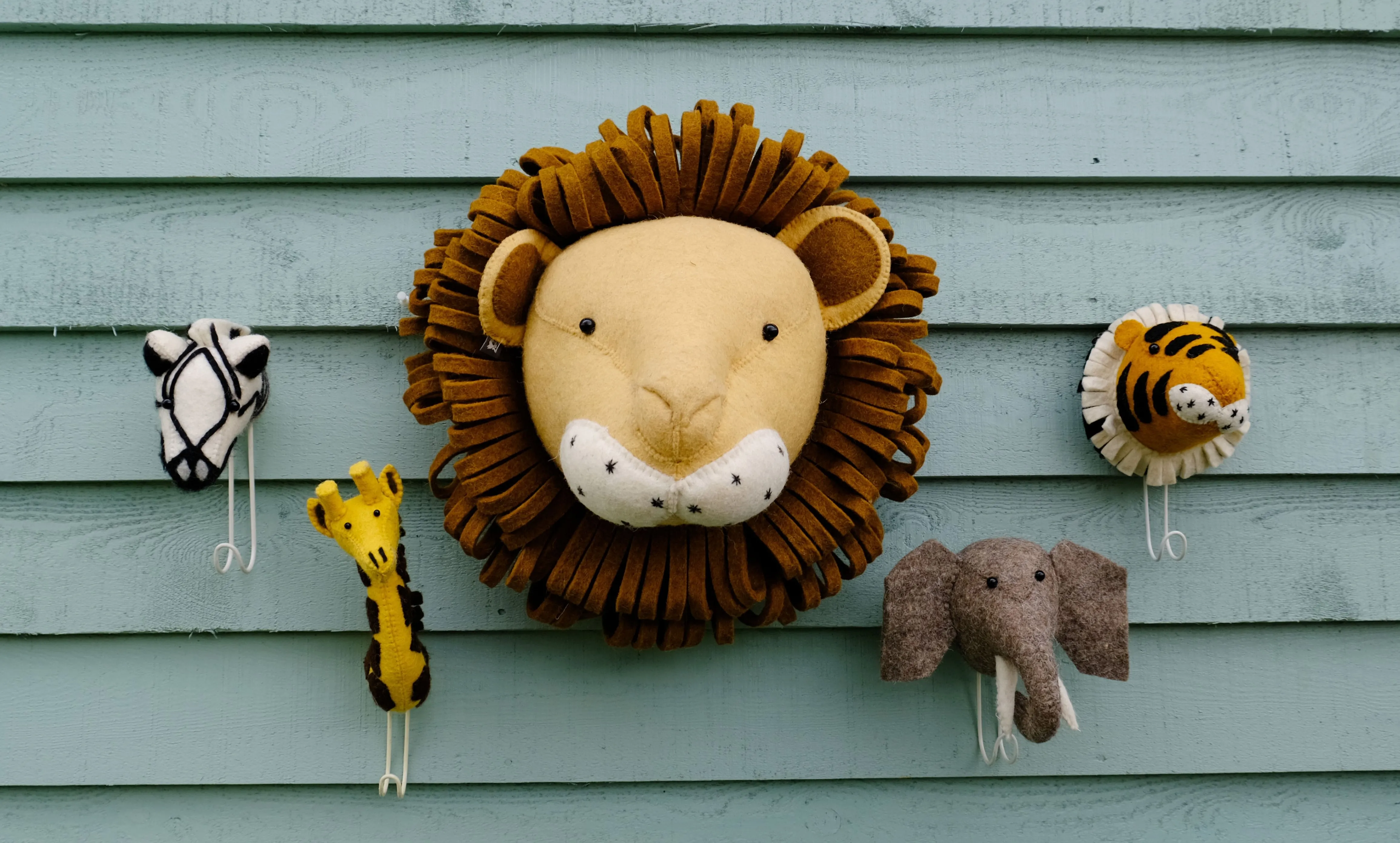 Zebra Head Coat Hook