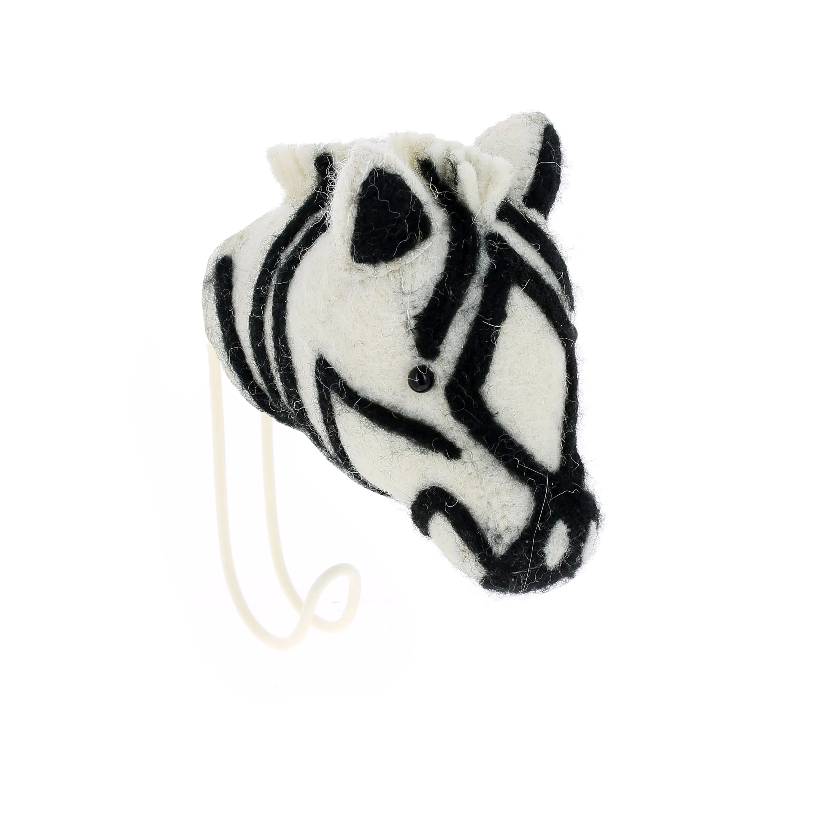Zebra Head Coat Hook
