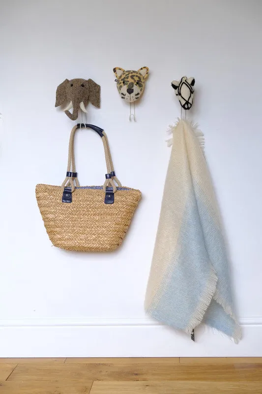 Zebra Head Coat Hook