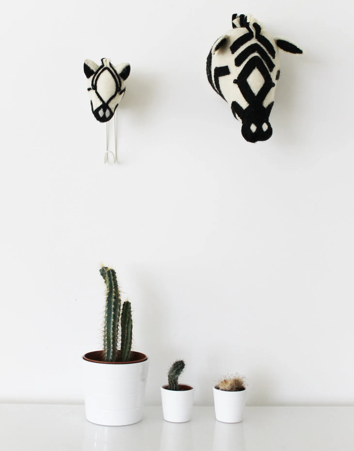 Zebra Head Coat Hook