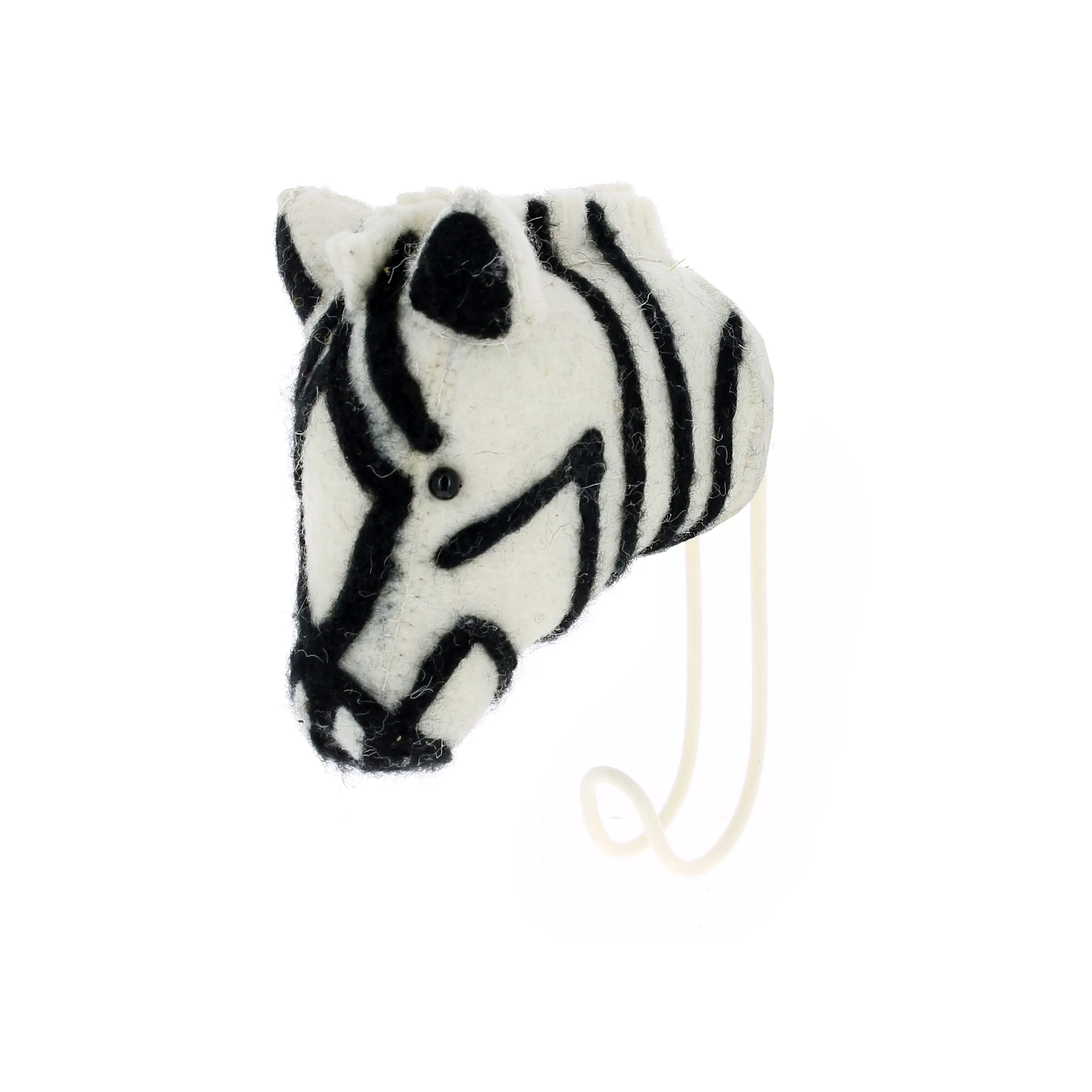 Zebra Head Coat Hook