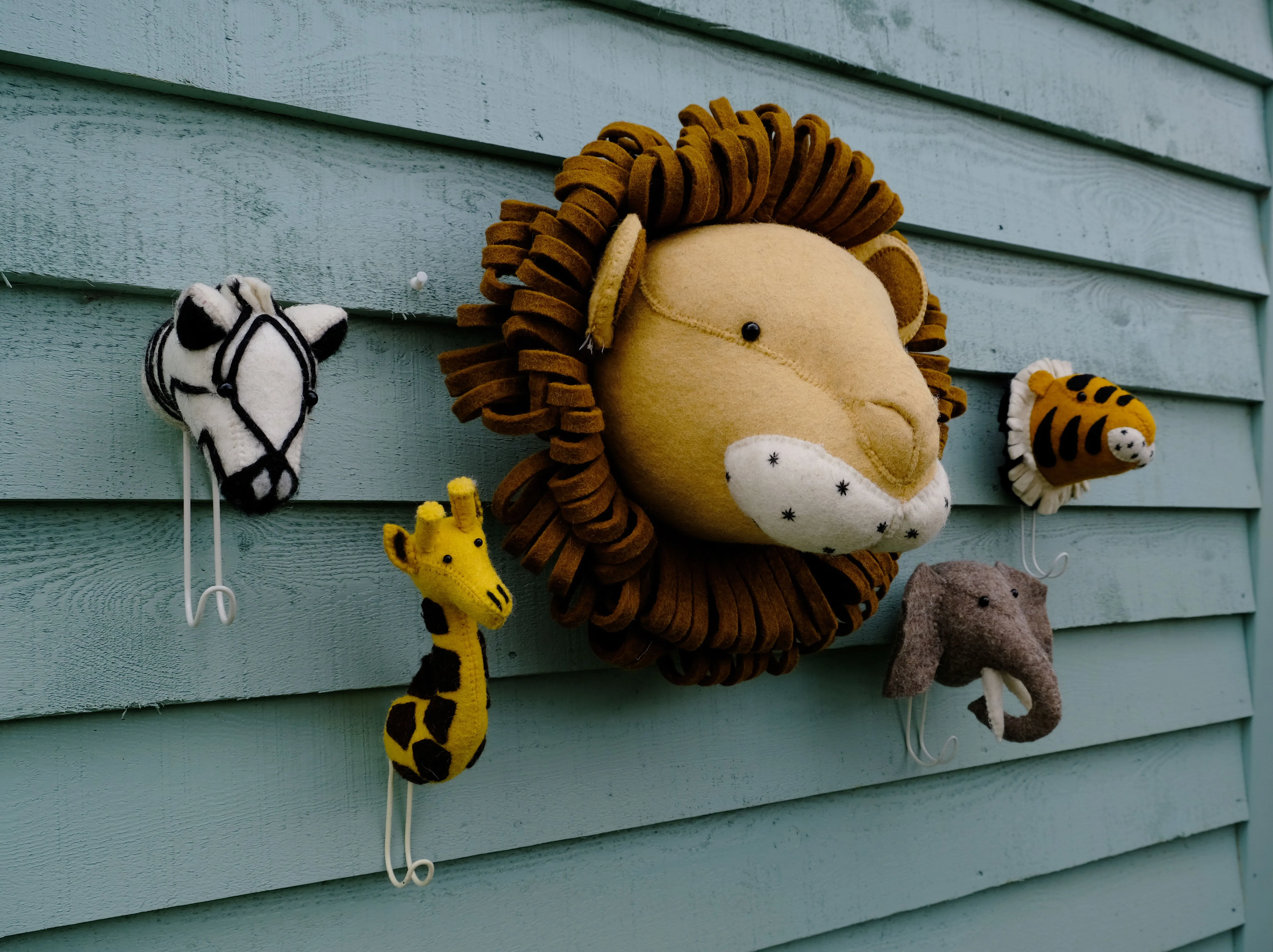 Zebra Head Coat Hook